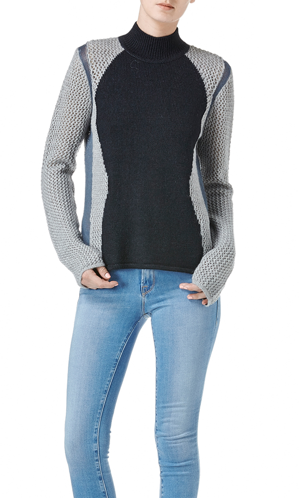 Striped Turtleneck